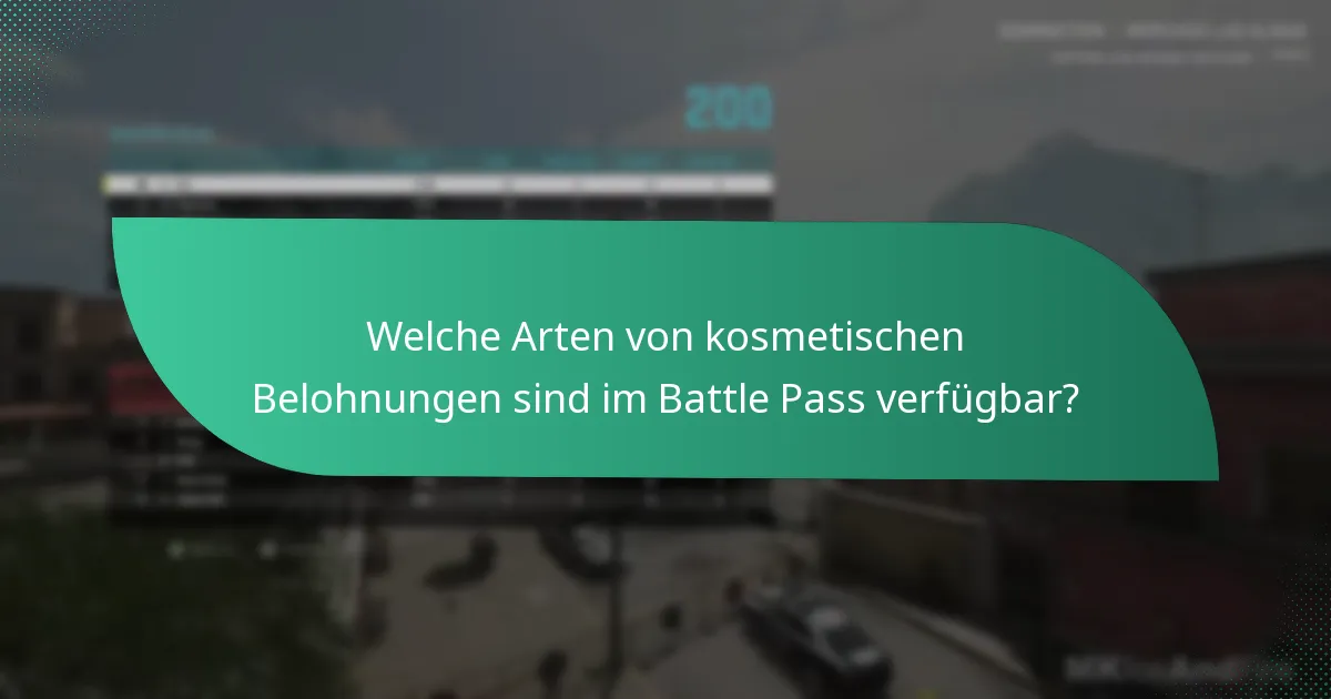 Was sind die visuellen Darstellungen von Battle Pass kosmetischen Belohnungen?